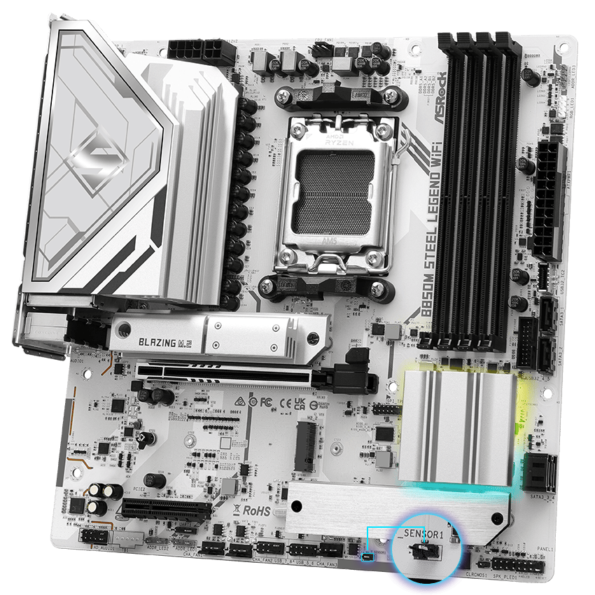 ASRock B850M Steel Legend WiFi Motherboard
